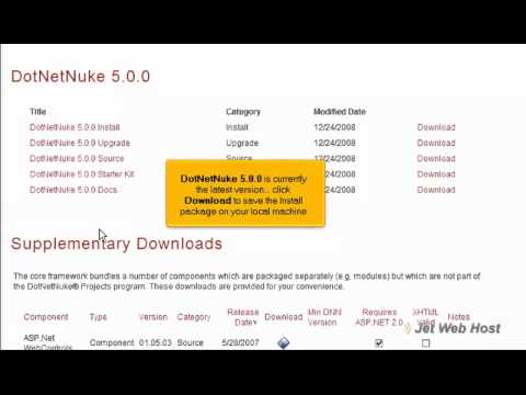 f How to download and get DotNetNuke ready for installation
