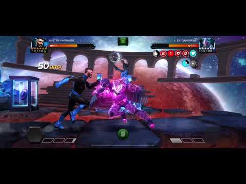 What if..Mr. Fantastic 6 star R2 against Abyss Dark Hawk | Solo? | Marvel: Contest of Champions MCOC