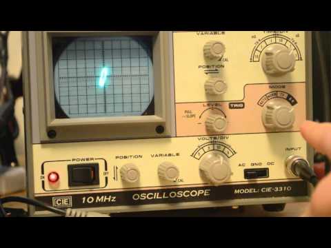 [Bits #2] Tektronix 2445A vs CIE 3310 oscilloscope - XY mode?