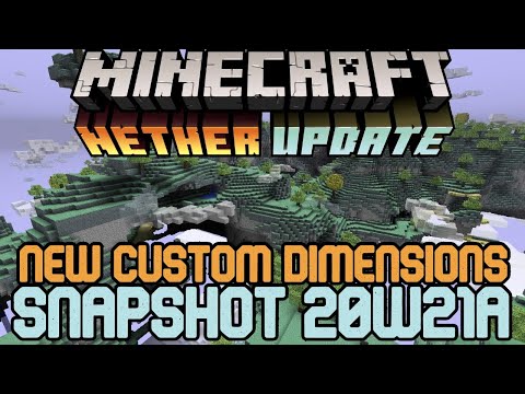 Emerald Avenger Gaming - New Custom Dimensions | Snapshot 20w21a | Minecraft