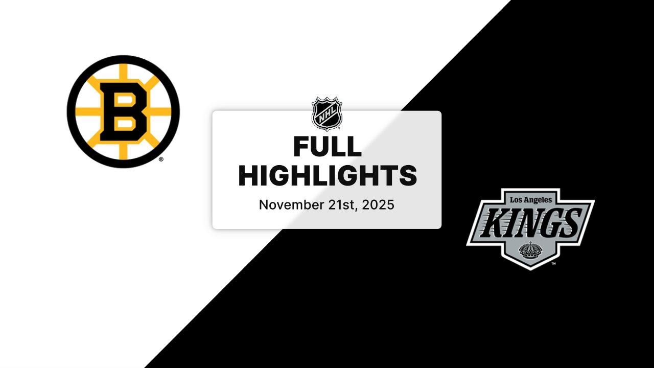 NHL Highlights | Bruins vs. Kings | November 21, 2025