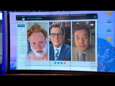 How Stephen Colbert, Jimmy Fallon and Conan O'Brien's joint cold open came about