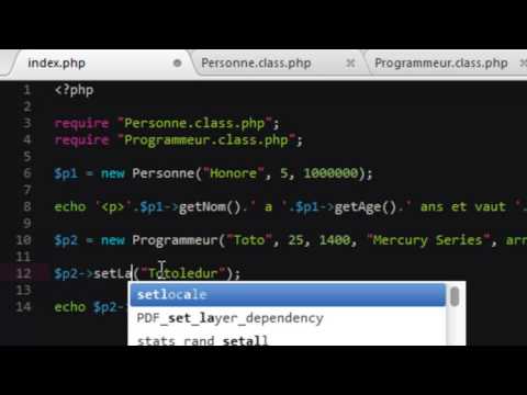 PHP AVANCÉ 10 Setters in Constructors