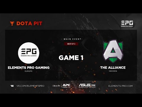 Elements Pro Gaming vs. The Alliance bo3 @ Dota Pit Game 1