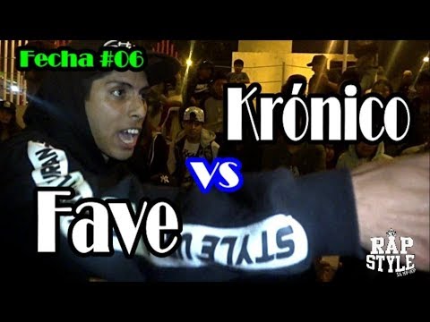 FAVE vs KRÓNICO -8vos- 1ra Liga Rapstyle Sjl (Fecha 06) 2017