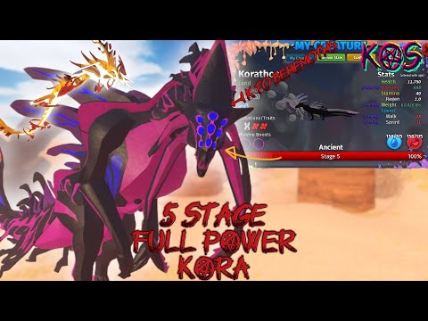 5 stage kora | full power | best behemoth  | Creatures of Sonaria