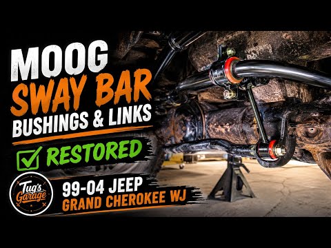 Moog Rear Sway Bar Bushings & Links On A 99-04 Jeep Grand Cherokee WJ