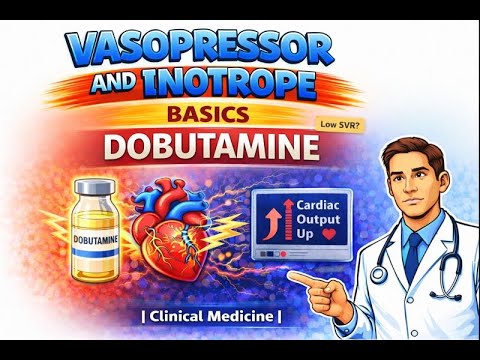 Vasopressor And Inotrope Basics - Dobutamine | Clinical Medicine