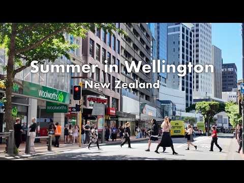 Summer in Wellington | City walk, Shopping, Waterfall