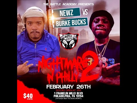 BURKE BUCS VS NEWZ (FULL BATTLE) “NIGHTMARE IN PHILLY 2”