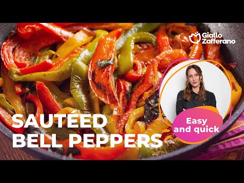 🫑😋SAUTÉED BELL PEPPERS - EASY and QUICK