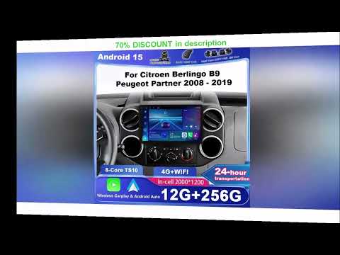 A must-have product! Car Android 15 Radio Stereo For Citroen Berlingo B9 Peugeot Partner 2008 - 20
