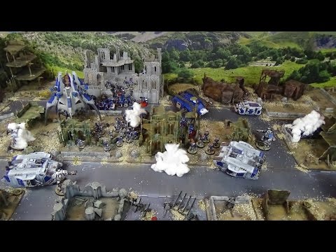 Warhammer 40K Horus Heresy Guest Battle Report Ultramarines vs World Eaters 3500