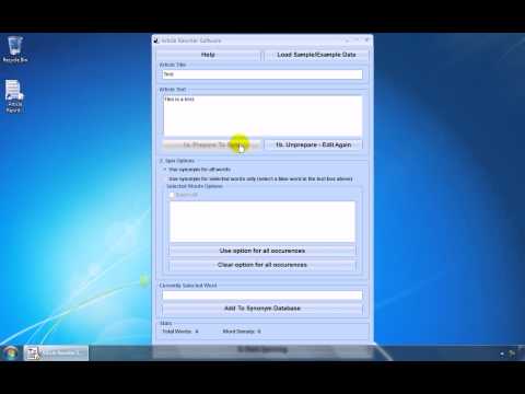 Article Rewriter Software