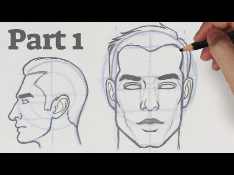 How to Draw a Face from any Angle | Part 1 Front Side View