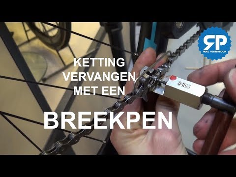 How to replace or repair a chain with a Shimano break pin