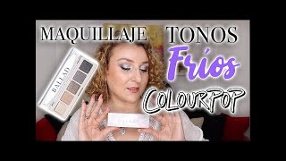 ColourPop - maquillaje frio tonos gris! Vamos a probar el quinteto Ballad de ColourPop! #Colourpop