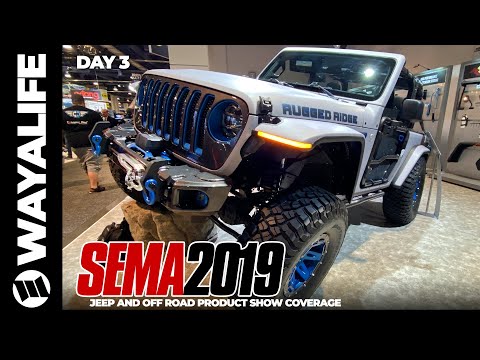 SEMA 2019 Jeep Gladiator Truck JL Wrangler Products Accessories DAY 3 Rugged Ridge Cargo Glide