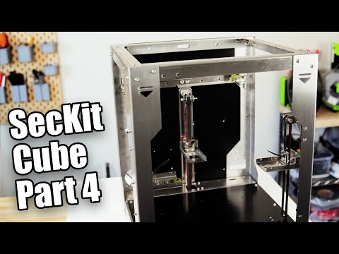 SecKit Cube CoreXY 3d Printer Build Part 4: X & Y Axis
