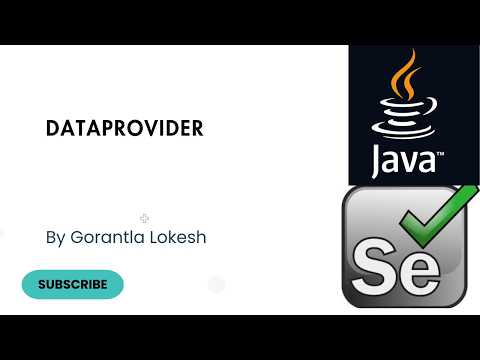 Selenium Java Tutorial 31 Dataprovider In Selenium Java Testng Dataprovider Testng