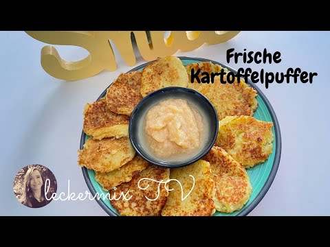 Knusprige Kartoffelpuffer 🥔 HAUSGEMACHTE Reibekuchen sooo lecker 🫓Thermomix TM5/TM6 - Leckermix TV