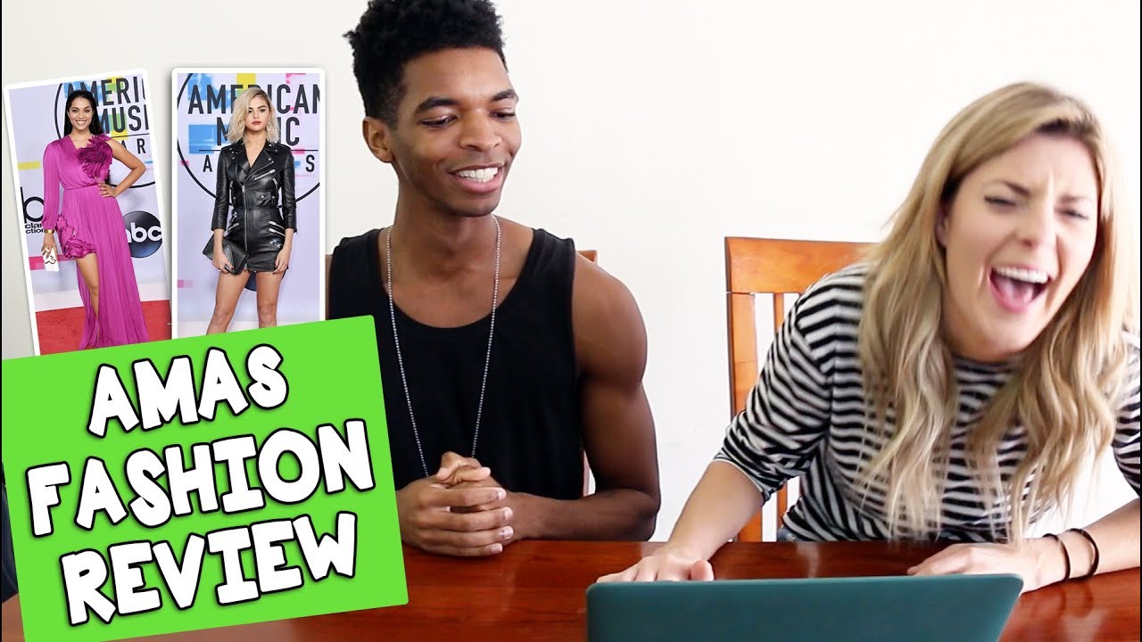 AMAs FASHION REVIEW w/ KINGSLEY // Grace Helbig