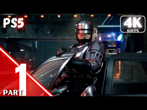 ROBOCOP: ROGUE CITY PS5 WALKTHROUGH GAMEPLAY PART 1 -INTRO- 4K