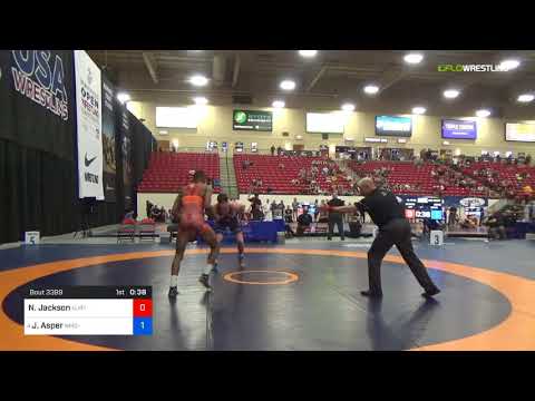2018 Marine Corps US Open/Senior Men's Freestyle 79 Con Semis - Nathan Jackson (NJRT) Vs. Joshua A