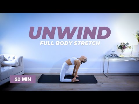 UNWIND 20 Min Full Body Stretch Routine Caroline Girvan