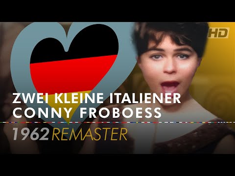 ZWEI KLEINE ITALIENER – CONNY FROBOESS 🇩🇪 | Germany | Eurovision Song Contest 1962 [HD Remaster]