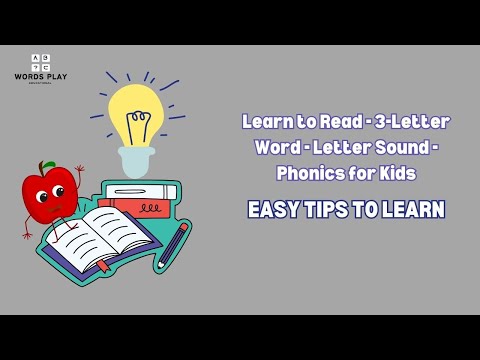 Learn to Read - 3-Letter Word - Letter Sound - Phonics for Kids | Easy Way Try to Learn English