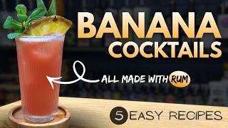 Banana Syrup Behind the Bar? My TOP 5 Cocktails with RUM, that prove it works