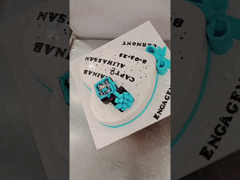 Engagement heart cake sp.order (8)pound creat by Karam rasool8686 cake cheafh.