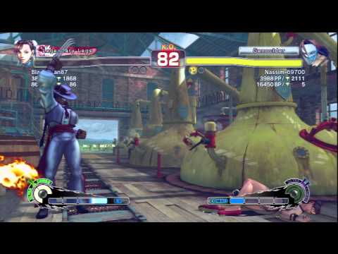 BlackSwan87 (Chun Li) Vs Nassim-69700 (Vega) SSF4 AE Ranked Matches - PSN