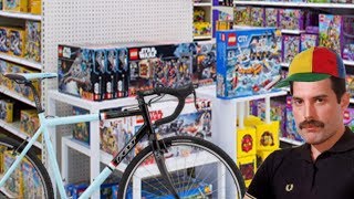 Cover art for Freddie Mercury gets a bicycle