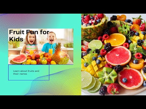 "Fun and Educational Fruit Adventure for Kids! 🍎🍌🍇"