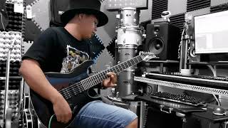 Video thumbnail for mak inang by addy cradle ( cover ) with ibanez iron label SIR70FD by Taufiq Moksin