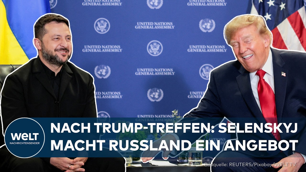 UKRAINE-KRIEG: Überraschendes Einlenken nach Trump-Meeting: Selenskyj macht Russland ein Angebot