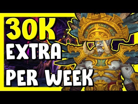 How To Make 30k Extra Per Week In WoW BFA 8.3 - Gold Making, Gold Farming Guide