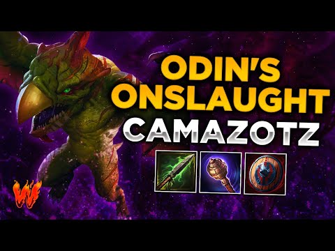 CAMAZOTZ, ESTO ESTA UN PELIN FUERTESITO - Warchi - Smite Odin's Onslaught