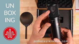 Video thumbnail for sE Electronics sE 2200 | Unboxing & Review Powered by You by Audio Test Kitchen