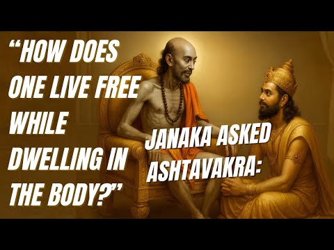 Janaka asked Ashtavakra, "How does one live free while dwelling in the body?"