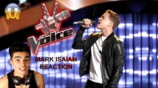 The Voice-Mark Isaiah Audition (Mercy) Reaction