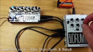 Video thumbnail for Rakit Drum Synth & Baby8 Demo by Rakit