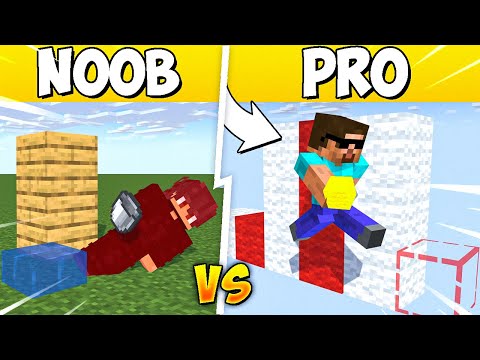 EPIC Minecraft Noob vs Pro Challenge