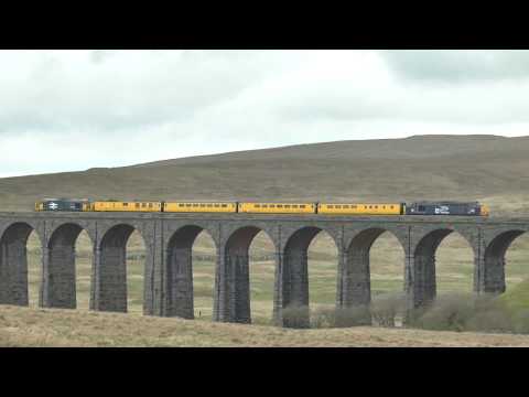 Class 37s at Ribblehead ( test train ) 18th March 2020