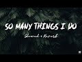 So Many Things I Do (Lofi) | Slowed + Reverb | Duniya Cover (Lyrics)