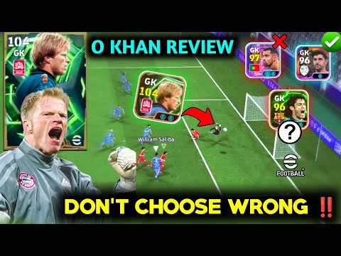 Watch this before signing free oliver khan ‼️ | Frre oliver khan review | Best training Efootball