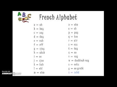 French Alphabet Song