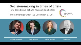 Decision making in times of crisis – how does Britain act, and how can it do better